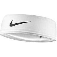 Nike Dri-Fit Fury Classic Headband - White/Black/Black