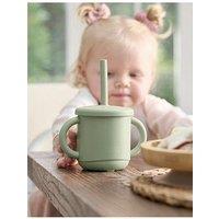 Mamas & Papas Silicone Sippy Cup / Snack Pot - Kiwi