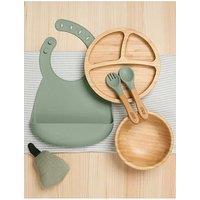 Mamas & Papas 4 Piece Bamboo Weaning Starter Kit - Kiwi