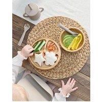 Mamas & Papas 4 Piece Bamboo Weaning Starter Kit - Truffle