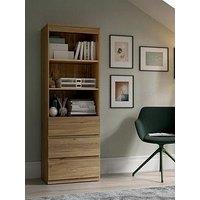 Very Home Lisson 3 Drawer Shelf Unit - New Oak - Fsc-Certified