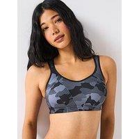 Shock Absorber Women'S Training Active Multi Sports Bra - Camo Black