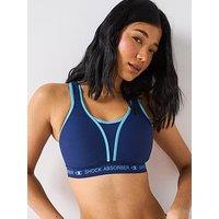 Shock Absorber Womens Running Ultimate Padded Run Sports Bra - Blue