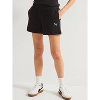 Puma Womens Wardrobe Essentials Shorts 3 Pointelle - Puma Black