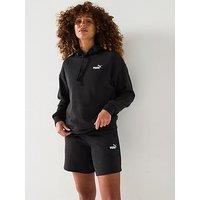 Puma Womens Short Hooded Sweat Suit - Puma Black