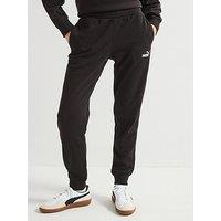 Puma Womens Essentials No 1 Logo Sweatpants - Black