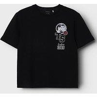 Name It Girls Swiftie Eras Short Sleeve Tshirt - Black