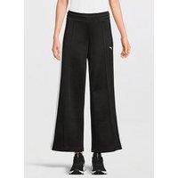 Puma Womens T7 Low Rise Relaxed Track Pants - Puma Black