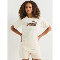 Puma Women'S Essential Animal Graphic Tee - Grey