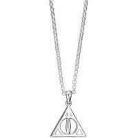 Harry Potter Sterling Silver Deathly Hallows Necklace