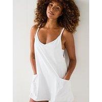 Fp Movement Womens Training Hot Shot Mini Dress - White