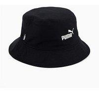 Puma Mens Essentials Ess No1 Logo Bucket Hat - Black
