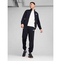 Puma Mens Essential Polysuit Tracksuit - Navy