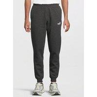 Puma Mens Essential No 1 Logo Sweatpants - Dark Gray Heather
