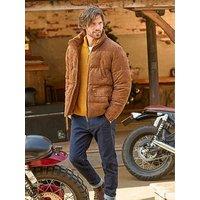 Joe Browns Quilted Funnel Neck Puffer Coat - Brown