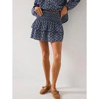 V By Very Floral Printed Skater Skirt Co-Ord