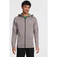 Puma Mens Evostripe Full-Zip Hoodie - Cast Iron