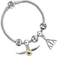 Harry Potter Charm Bracelet Including Charms Silver