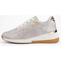 Elle Sport Sports Wedge Trainer - Silver