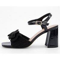 V By Very Mid Block Heel Sandal With Bow