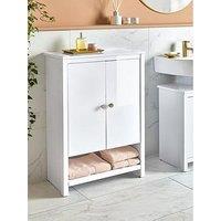 Very Home Bramford Low Bathroom Cabinet - White Gloss