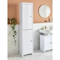 Very Home Bramford Tall Bathroom Cabinet - White Gloss