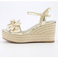 V By Very Floral Wedge