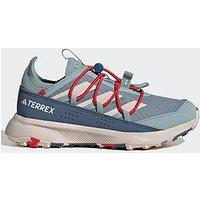 Adidas Terrex Kids Voyager 21 Heat Ready Hiking Shoes - Grey/Blue - Grey/Mauve/Ruby