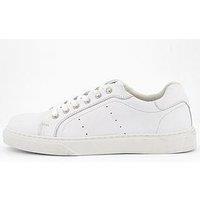 Very Man Leather Trainer - White