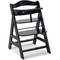 Hauck Alpha+ Wooden Highchair - Black