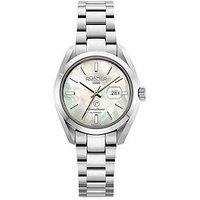 Roamer Swiss Made Montalbano Ladies Automatic Watch With White Mop Dial In A Stainless Steel Case And Bracelet With Date Feature