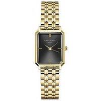 Rosefield Octagon Xs Black Sunray Dial Watch