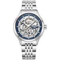 Roamer Swiss-Made Competence Skeleton Iv Automatic Watch With Stainless Steel Case And Bracelet