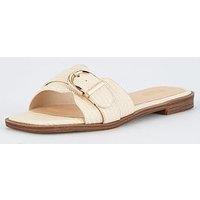 Raid Wide Fit Nikola Sandals - Flat - Natural Raffia