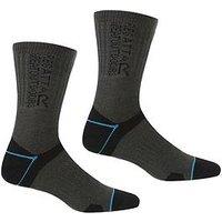 Regatta Womens Blister Protect Walking Socks -Black