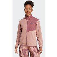 Adidas Terrex Womens Mountain Full Zip Fleece - Pink