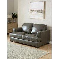 Very Home Astoria Standard Back 2 Seater Leather Sofa