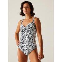 Regatta Womens Sakari Swimming Costume-White