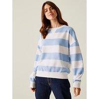 Regatta Womens Avikaii Sweatshirt - Blue Stripe