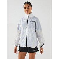 Adidas Terrex Women'S Mountain Print Wind Jacket - Grey