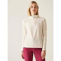 Regatta Womens Montes Half Zip Fleece - White