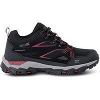 Regatta Womens Lady Holcombe Low Waterproof Walking Shoe -Black