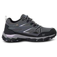 Regatta Womens Lady Holcombe 3 Low Waterproof Walking Shoe - Grey