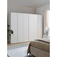 Very Home Lisson 6 Door Wardrobe - White - Fsc Certified
