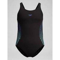 Speedo Girls Placmement Muscleback - Cobalt Pop