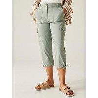 Regatta Womens Shorebellacapri Cargo Capri Trousers - Green