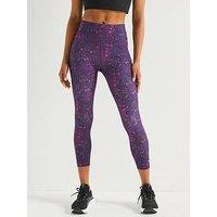 Ronhill Womens Running Tech Crop Tight - Purple