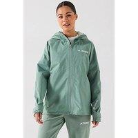 Adidas Terrex Womens Xpr 2L Goretex Jacket - Green