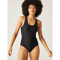 Regatta Womens Active Swimsuit Ii Swimming Costume-Black