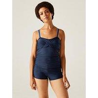 Regatta Womens Aceana Iii Swimming Tankini-Navy